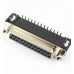 DB37 D-Sub Standard Board Connector, 2 Row 37 Pin,  female Right Angle